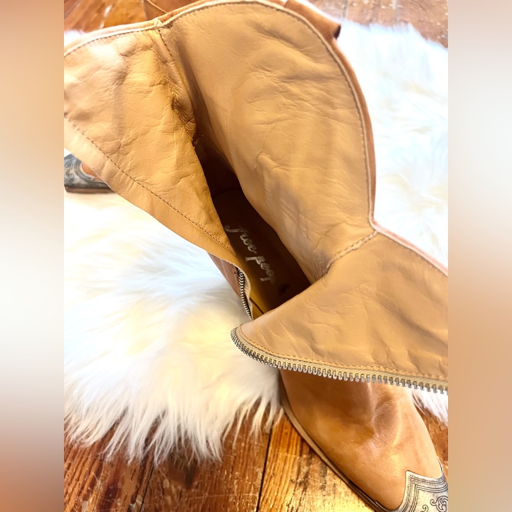 Free People Brayden Western Boots in Camel - Picture 5 of 6